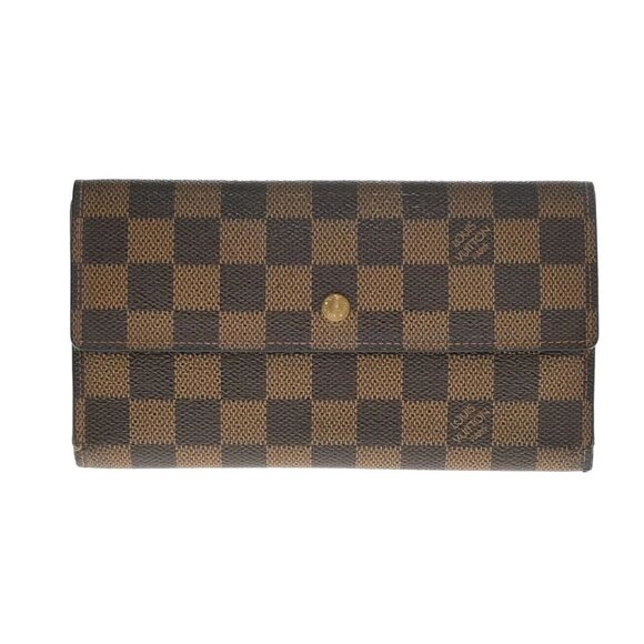LOUIS VUITTON International Trifold Wallet Damier Leather Brown N61215 - Picture 10 of 16